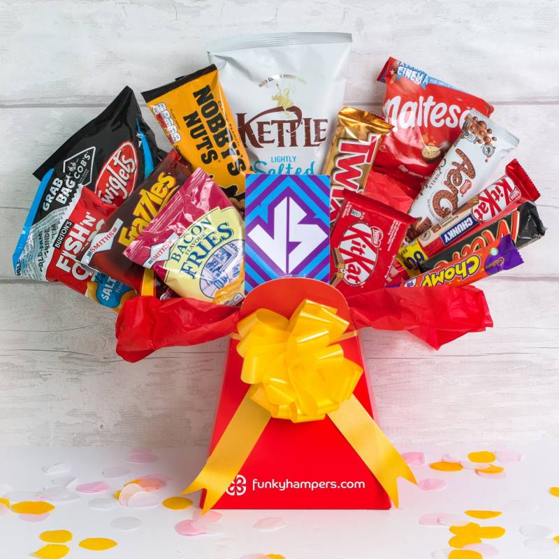 The Snacks and Chocolate Bouquet