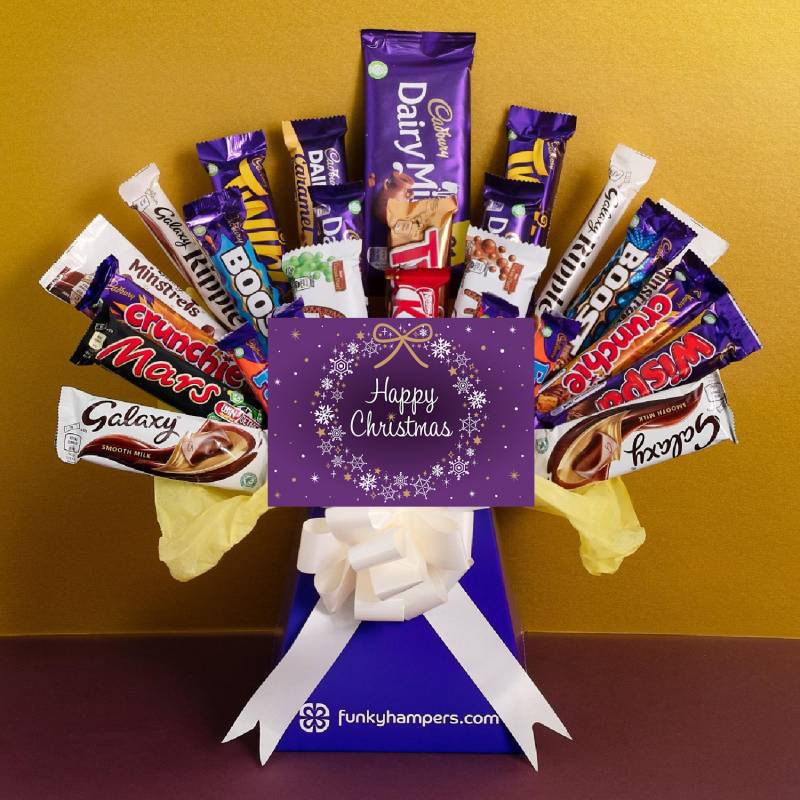 Happy Christmas Super Mega Chocolate Bouquet