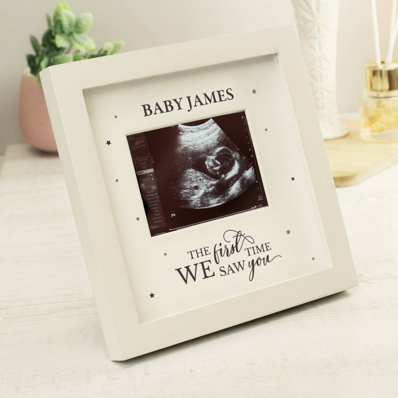 Personalised 'All Things Grow' 4 x 3 Baby Scan Frame